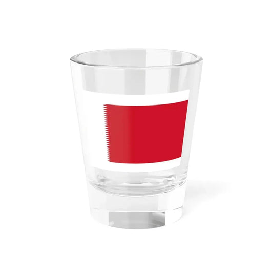 Royal Standard of Bahrain 1932-1972 (Bahrain) Shot Glass 1.5oz 1.5oz - Go Mug Yourself