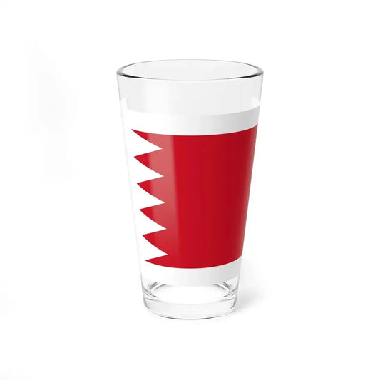 Royal Standard of Bahrain 1972-2002 (Bahrain) Pint Glass 16oz 16oz - Go Mug Yourself