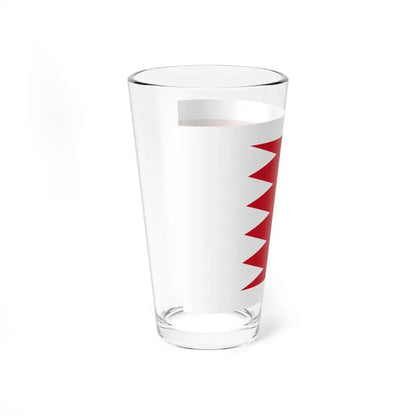 Royal Standard of Bahrain 1972-2002 (Bahrain) Pint Glass 16oz - Go Mug Yourself