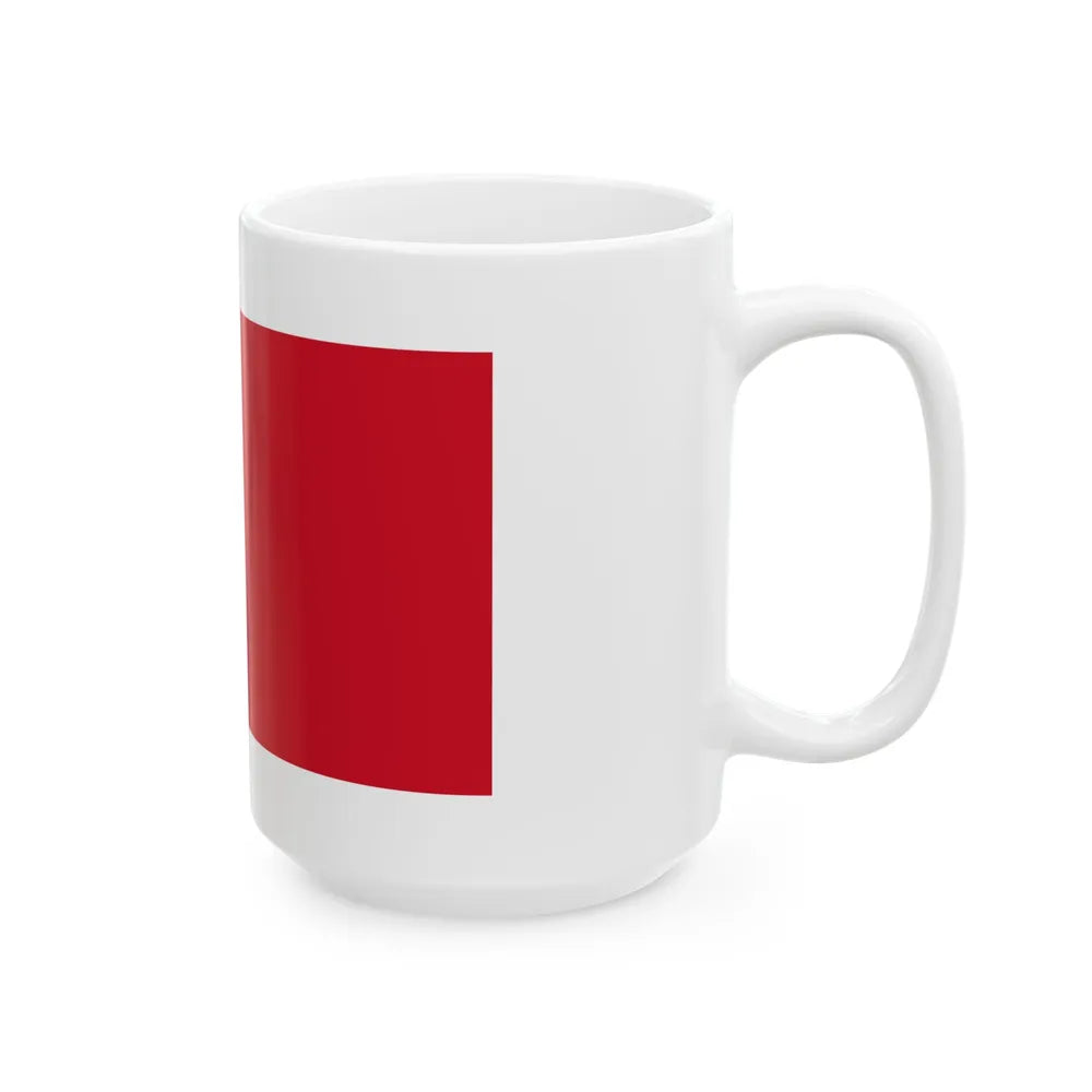 Royal Standard of Bahrain 1972-2002 (Bahrain) White Coffee Mug - Go Mug Yourself