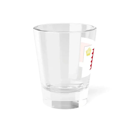 Royal Standard of Bahrain (Bahrain) Shot Glass 1.5oz - Go Mug Yourself