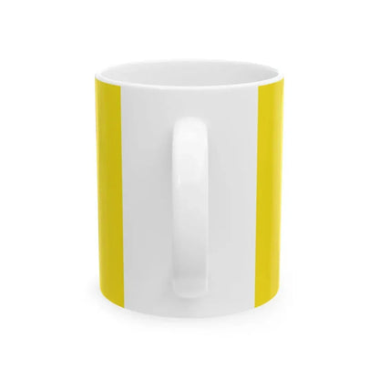 Royal Standard of Barbados 1975-2021 (Barbados) White Coffee Mug - Go Mug Yourself