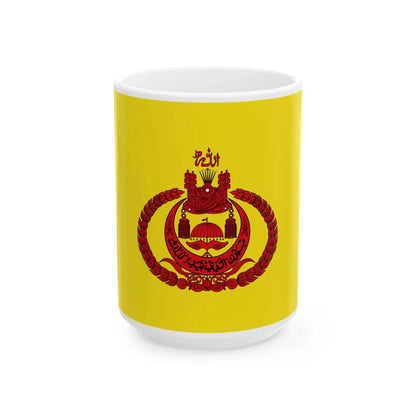 Royal Standard of Brunei (Brunei) White Coffee Mug 15oz - Go Mug Yourself
