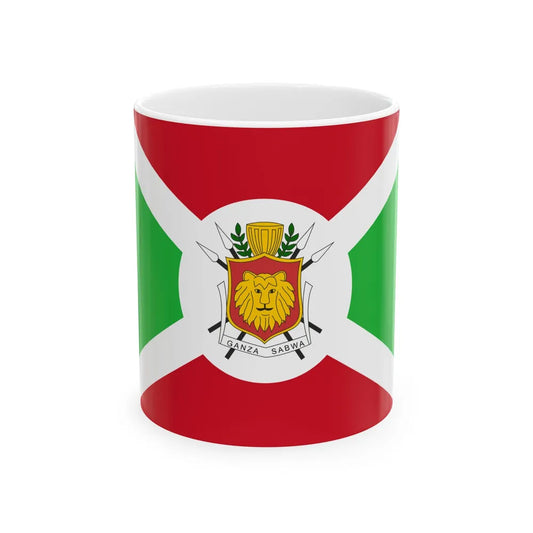 Royal Standard of Burundi 1962-1966 (Burundi) White Coffee Mug 11oz - Go Mug Yourself