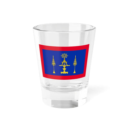 Royal Standard of Cambodia Pre-1993 (Cambodia) Shot Glass 1.5oz 1.5oz - Go Mug Yourself