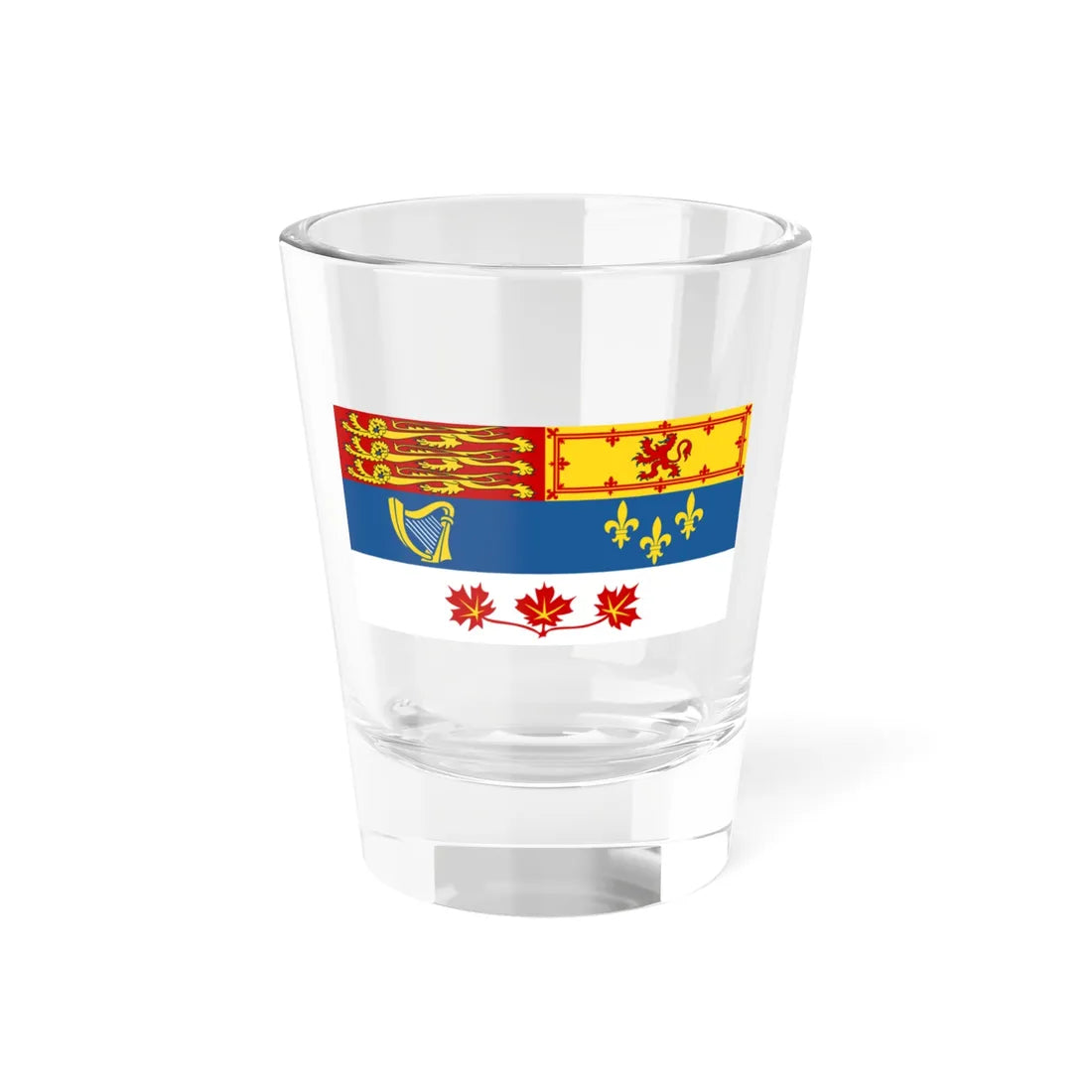Royal Standard of Canada 1-2 (Canada) Shot Glass 1.5oz 1.5oz - Go Mug Yourself