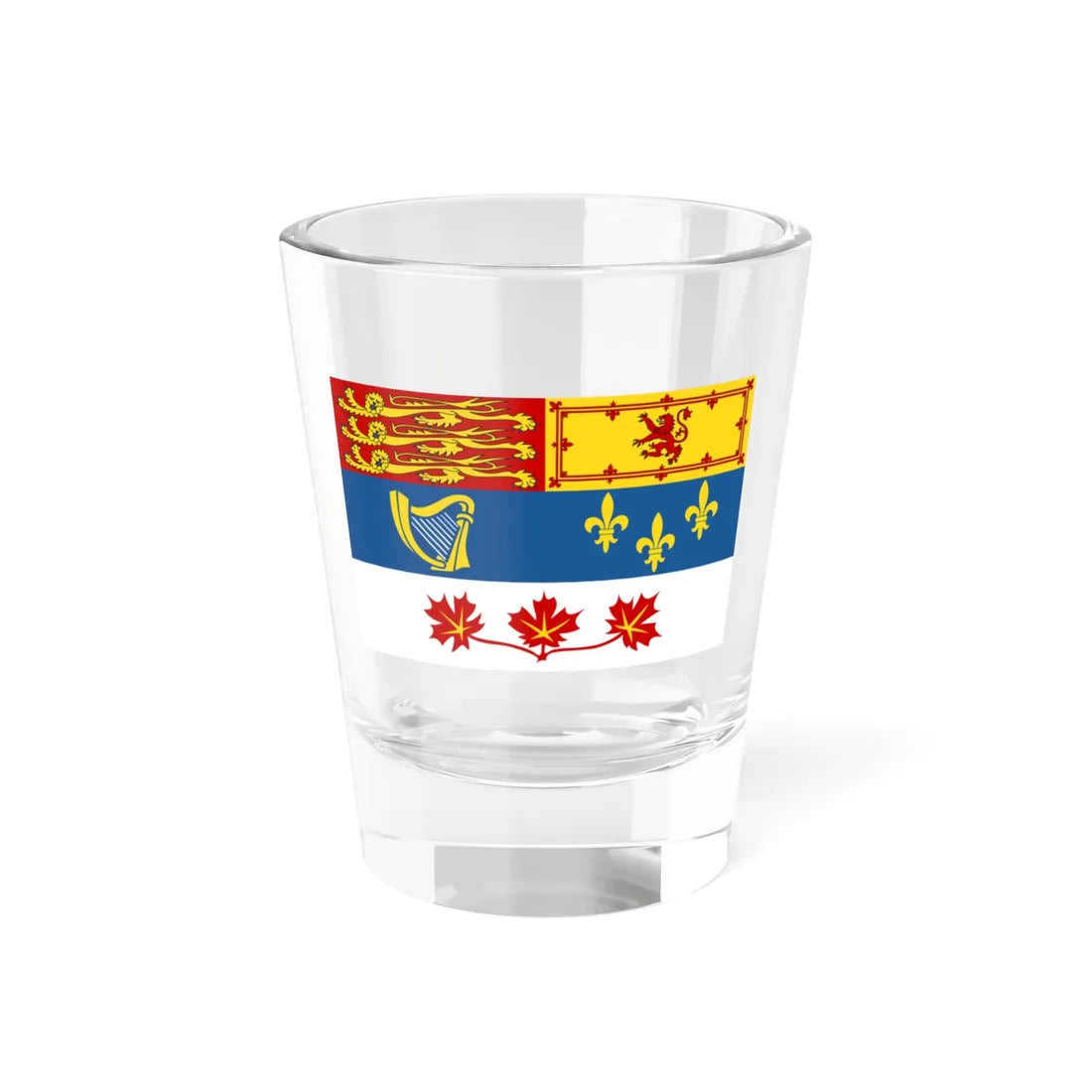 Royal Standard of Canada (Canada) Shot Glass 1.5oz 1.5oz - Go Mug Yourself