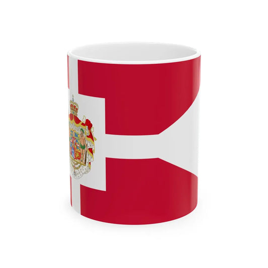 Royal Standard of Denmark 1819-1903 (Denmark) White Coffee Mug 11oz - Go Mug Yourself