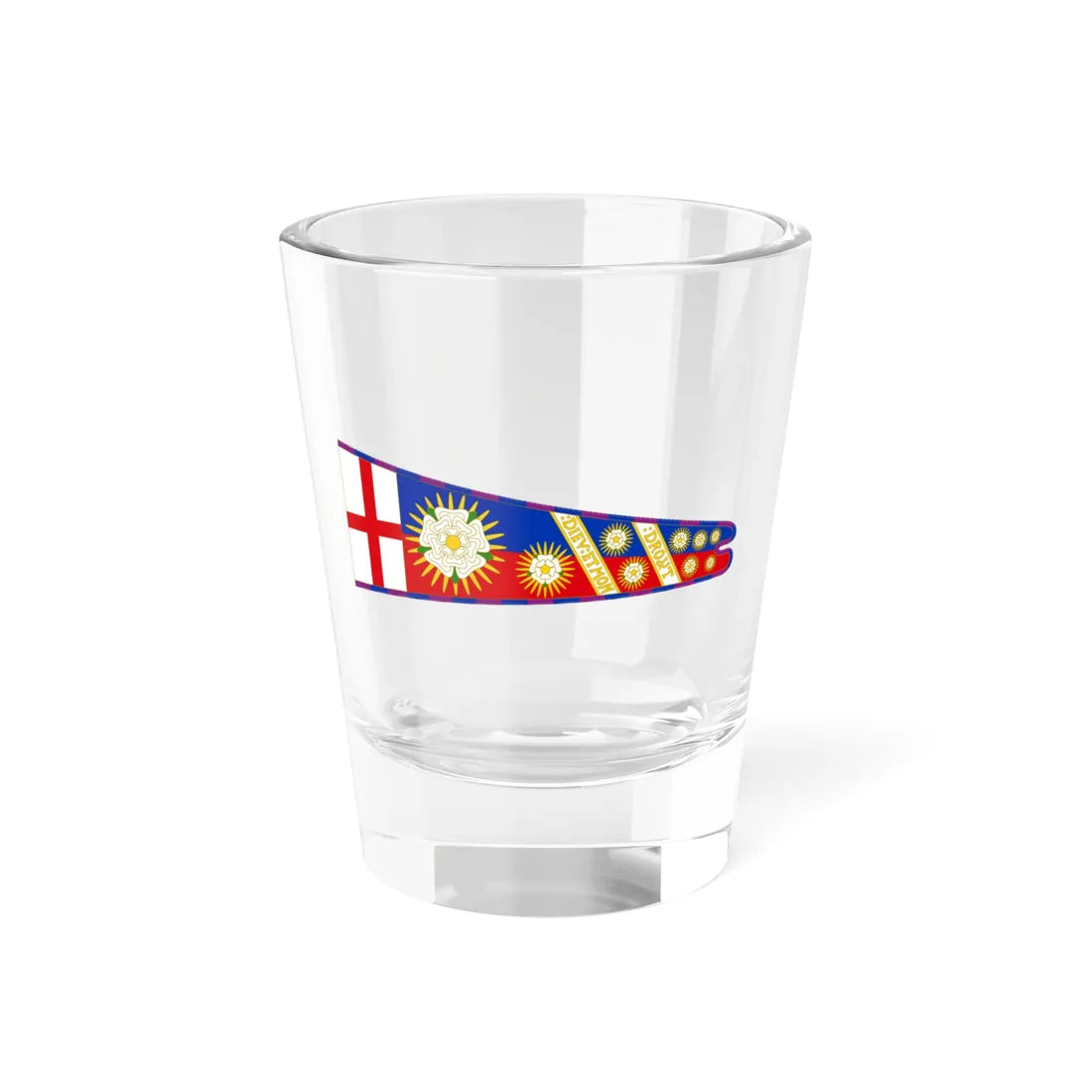 Royal Standard of Edward IV of England Roses of York (England) Shot Glass 1.5oz 1.5oz - Go Mug Yourself