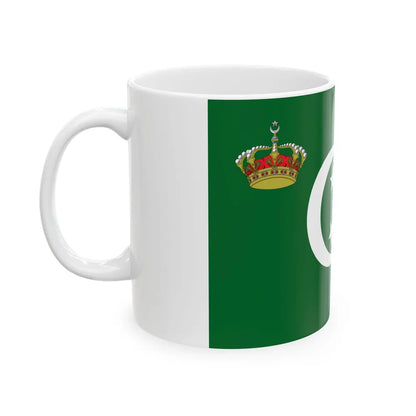 Royal Standard of Egypt on land (Egypt) White Coffee Mug - Go Mug Yourself