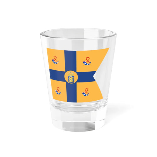 Royal Standard of Emma of Waldeck-Pyrmont 1908-1934 (Netherlands) Shot Glass 1.5oz 1.5oz - Go Mug Yourself