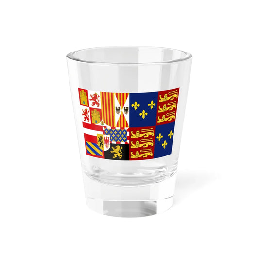 Royal Standard of England 1554-1558 (England) Shot Glass 1.5oz 1.5oz - Go Mug Yourself