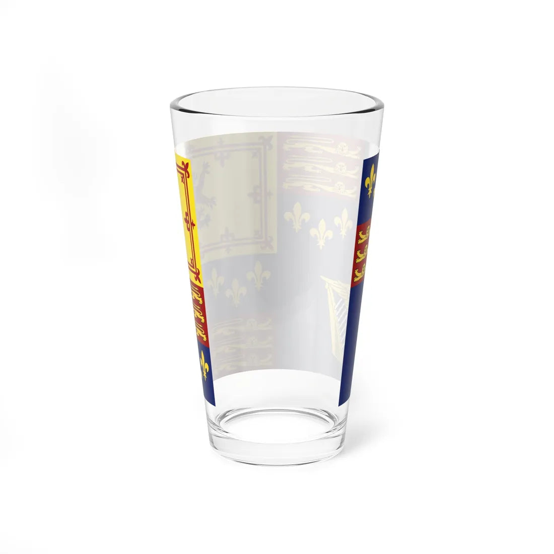 Royal Standard of England 1603-1649 (Ireland) Pint Glass 16oz - Go Mug Yourself