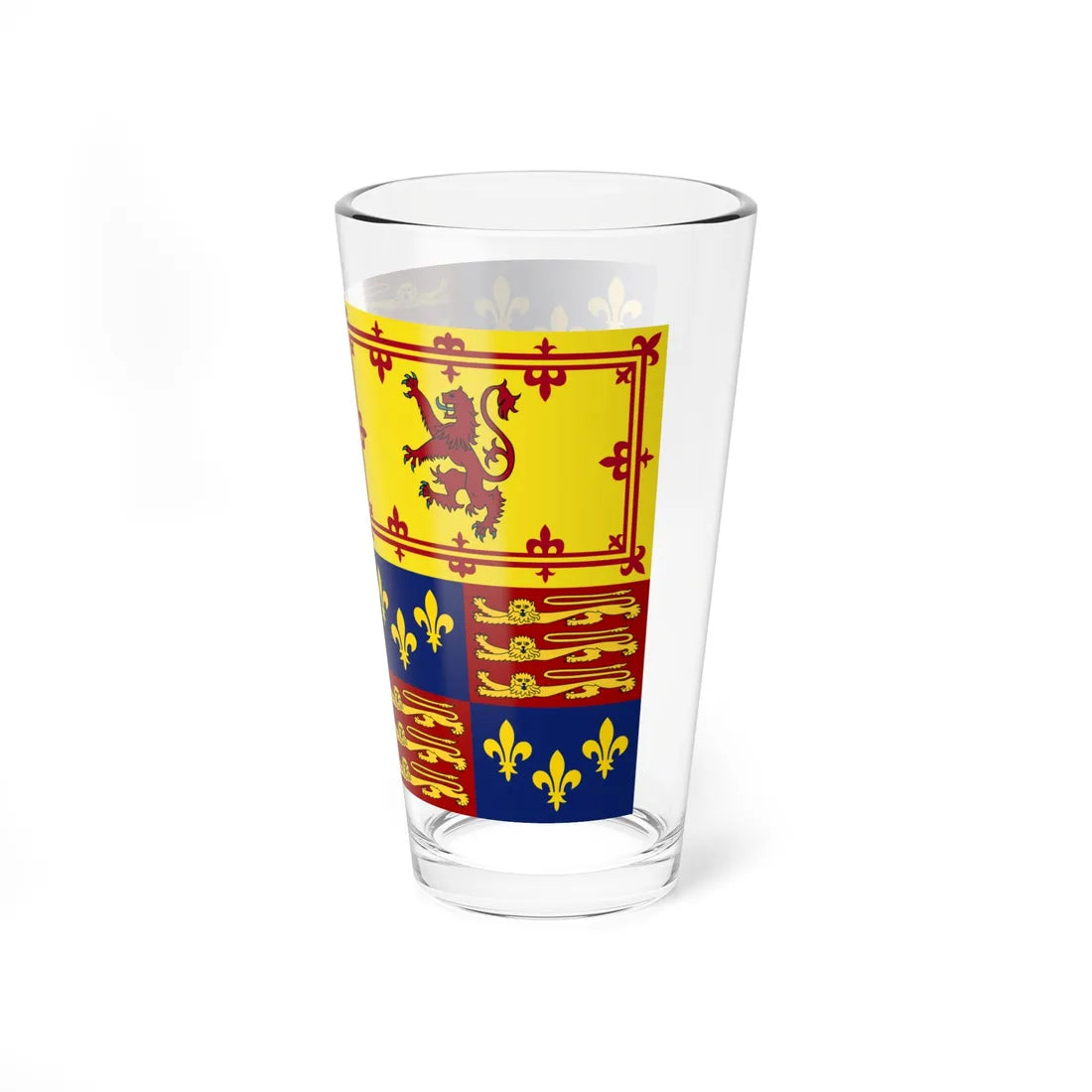 Royal Standard of England 1603-1649 (Ireland) Pint Glass 16oz - Go Mug Yourself