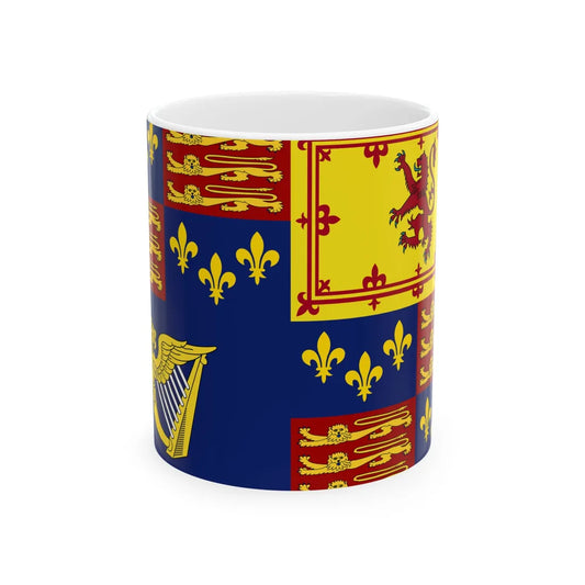 Royal Standard of England 1603-1649 (Ireland) White Coffee Mug 11oz - Go Mug Yourself