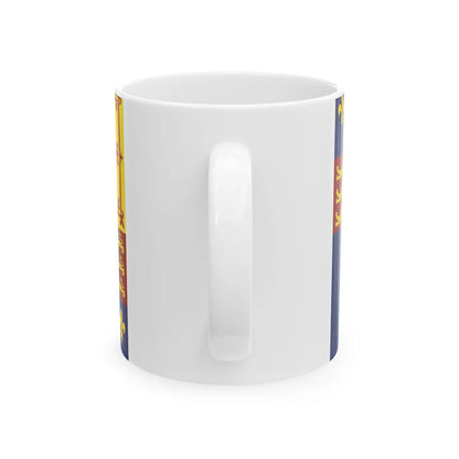 Royal Standard of England 1603-1649 (Ireland) White Coffee Mug - Go Mug Yourself
