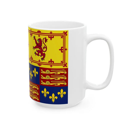 Royal Standard of England 1603-1649 (Ireland) White Coffee Mug - Go Mug Yourself