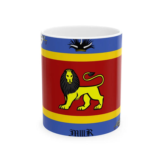 Royal Standard of Eswatini (Eswatini) White Coffee Mug 11oz - Go Mug Yourself