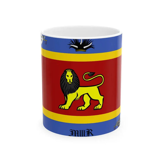 Royal Standard of Eswatini (Eswatini) White Coffee Mug 11oz - Go Mug Yourself