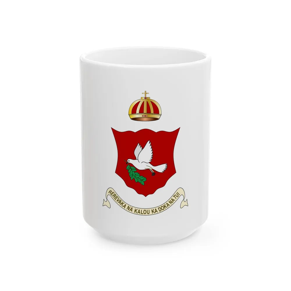 Royal Standard of Fiji 1871-1874 (Fiji) White Coffee Mug 15oz - Go Mug Yourself