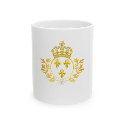 Royal Standard of France 1814-1830 - type 2 (France) White Coffee Mug 11oz - Go Mug Yourself