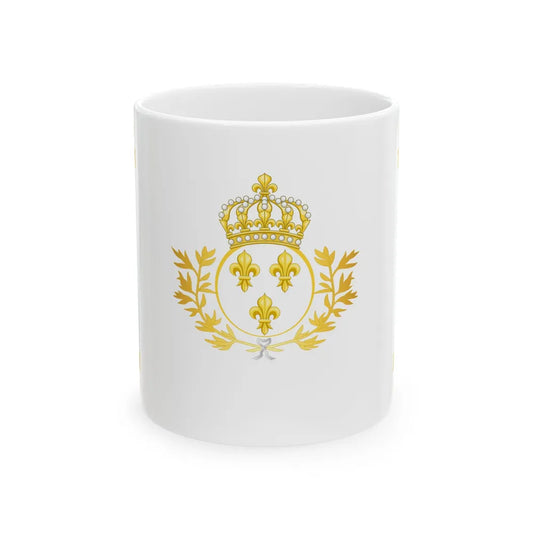 Royal Standard of France 1814-1830 - type 2 (France) White Coffee Mug 11oz - Go Mug Yourself