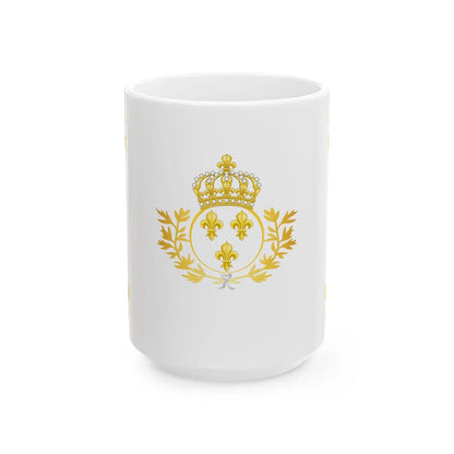 Royal Standard of France 1814-1830 - type 2 (France) White Coffee Mug 15oz - Go Mug Yourself