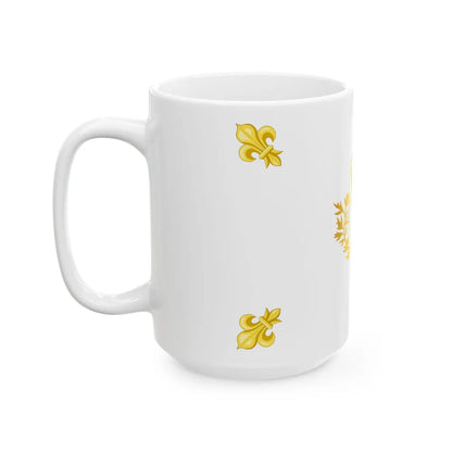 Royal Standard of France 1814-1830 - type 2 (France) White Coffee Mug - Go Mug Yourself