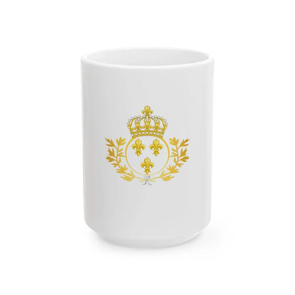 Royal Standard of France 1814-1830 - type 4 (France) White Coffee Mug 15oz - Go Mug Yourself