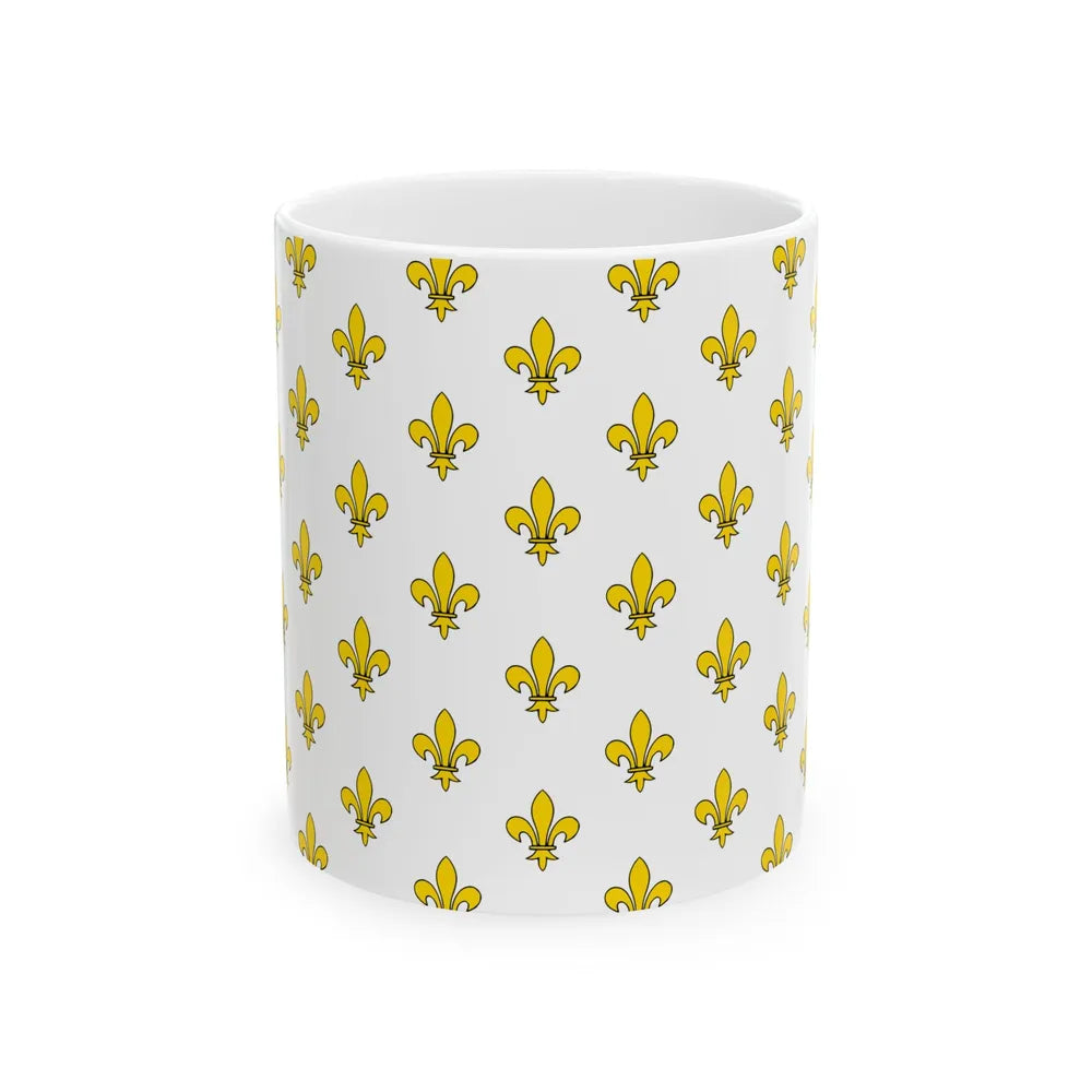 Royal Standard of France (France) White Coffee Mug 11oz - Go Mug Yourself