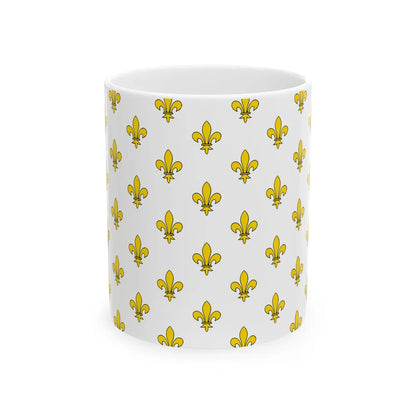 Royal Standard of France (France) White Coffee Mug 11oz - Go Mug Yourself
