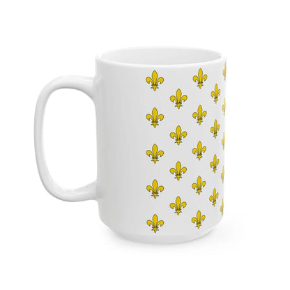 Royal Standard of France (France) White Coffee Mug - Go Mug Yourself