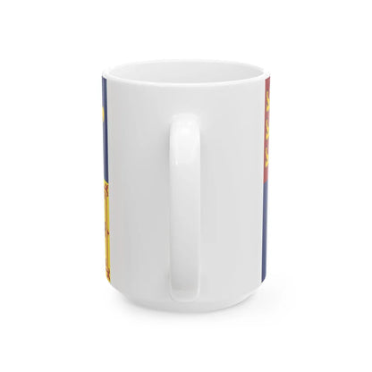 Royal Standard of Great Britain 1707-1714 (Ireland) White Coffee Mug - Go Mug Yourself