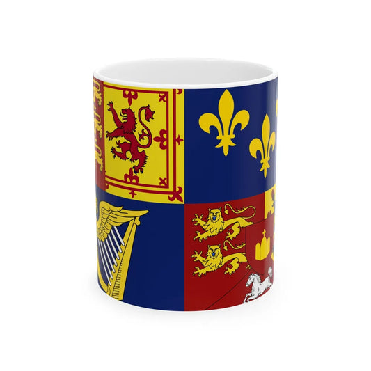 Royal standard of Great Britain 1714-1801 (Germany) White Coffee Mug 11oz - Go Mug Yourself