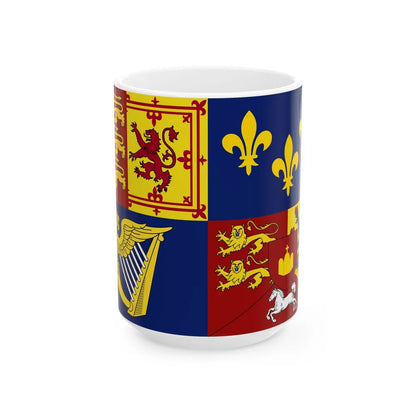 Royal standard of Great Britain 1714-1801 (Germany) White Coffee Mug 15oz - Go Mug Yourself