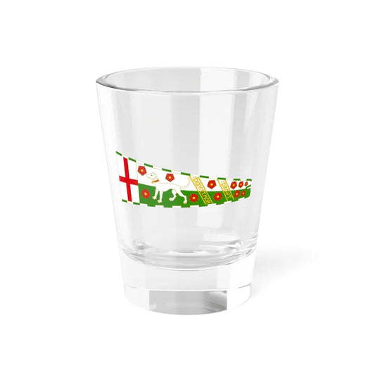 Royal Standard of Henry VII of England Greyhound and Roses of Lancaster (England) Shot Glass 1.5oz 1.5oz - Go Mug Yourself