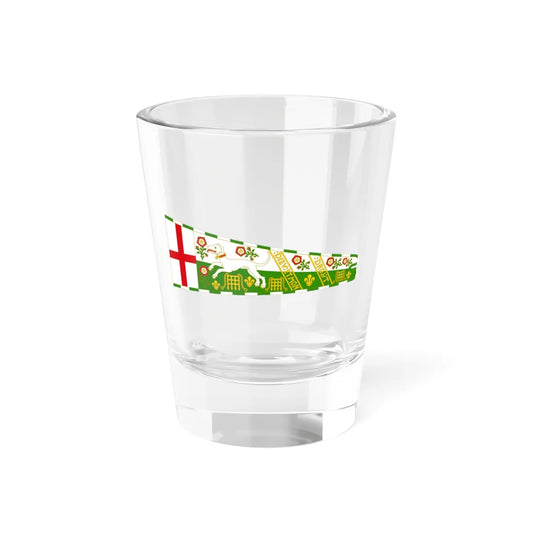 Royal Standard of Henry VII of England Greyhound and Tudor roses (England) Shot Glass 1.5oz 1.5oz - Go Mug Yourself