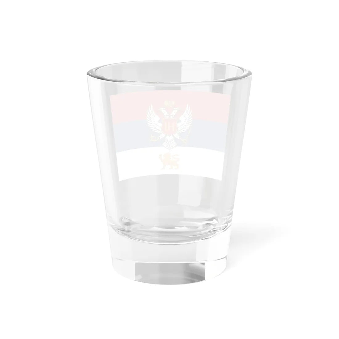 Royal Standard of HM the King Nikola I of Montenegrocorrectv (Montenegro) Shot Glass 1.5oz - Go Mug Yourself
