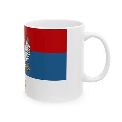 Royal Standard of HM the King Nikola I of Montenegrocorrectv (Montenegro) White Coffee Mug - Go Mug Yourself