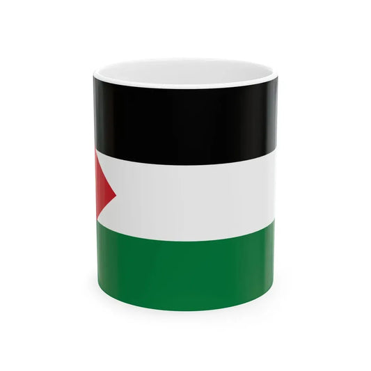Royal Standard of Iraq 1930-1958 (Iraq) White Coffee Mug 11oz - Go Mug Yourself