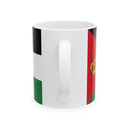 Royal Standard of Iraq 1930-1958 (Iraq) White Coffee Mug - Go Mug Yourself