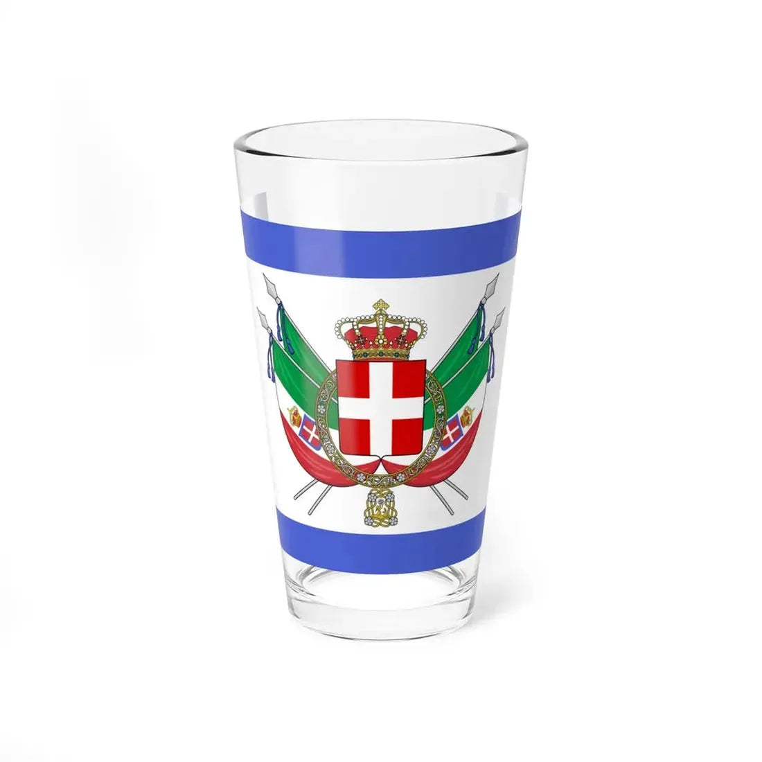 Royal standard of Italy 1861 - 1880 (Italy) Pint Glass 16oz 16oz - Go Mug Yourself