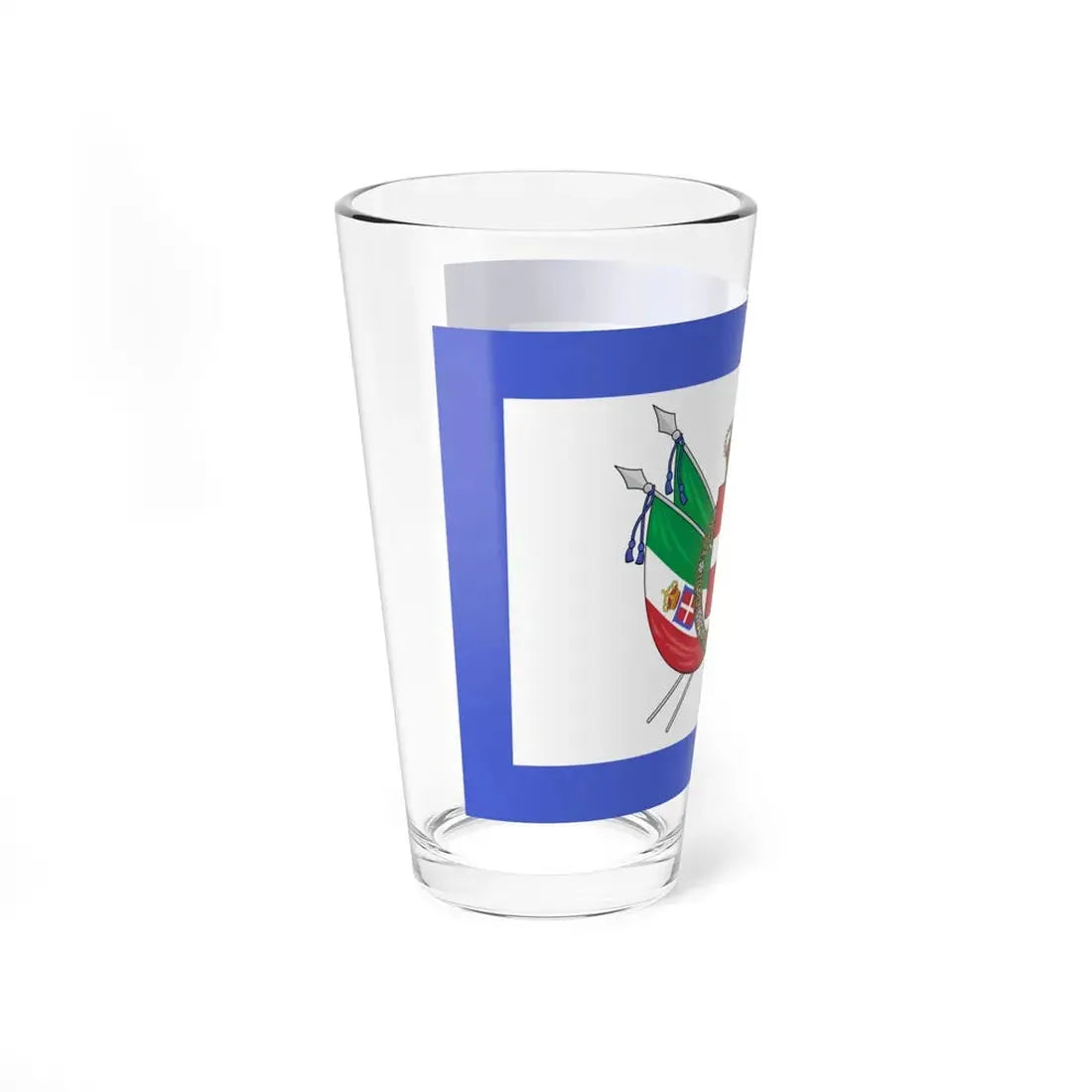 Royal standard of Italy 1861 - 1880 (Italy) Pint Glass 16oz - Go Mug Yourself