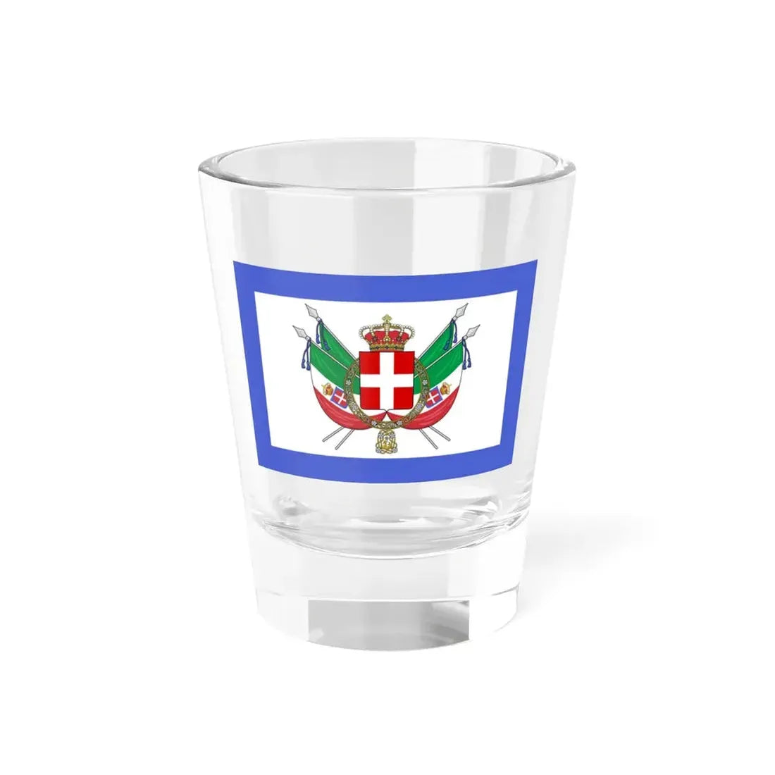 Royal standard of Italy 1861 - 1880 (Italy) Shot Glass 1.5oz 1.5oz - Go Mug Yourself
