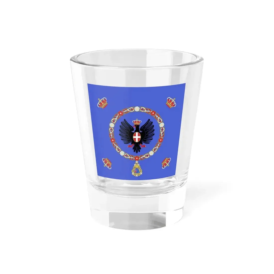 Royal Standard of Italy 1880-1946 (Italy) Shot Glass 1.5oz 1.5oz - Go Mug Yourself
