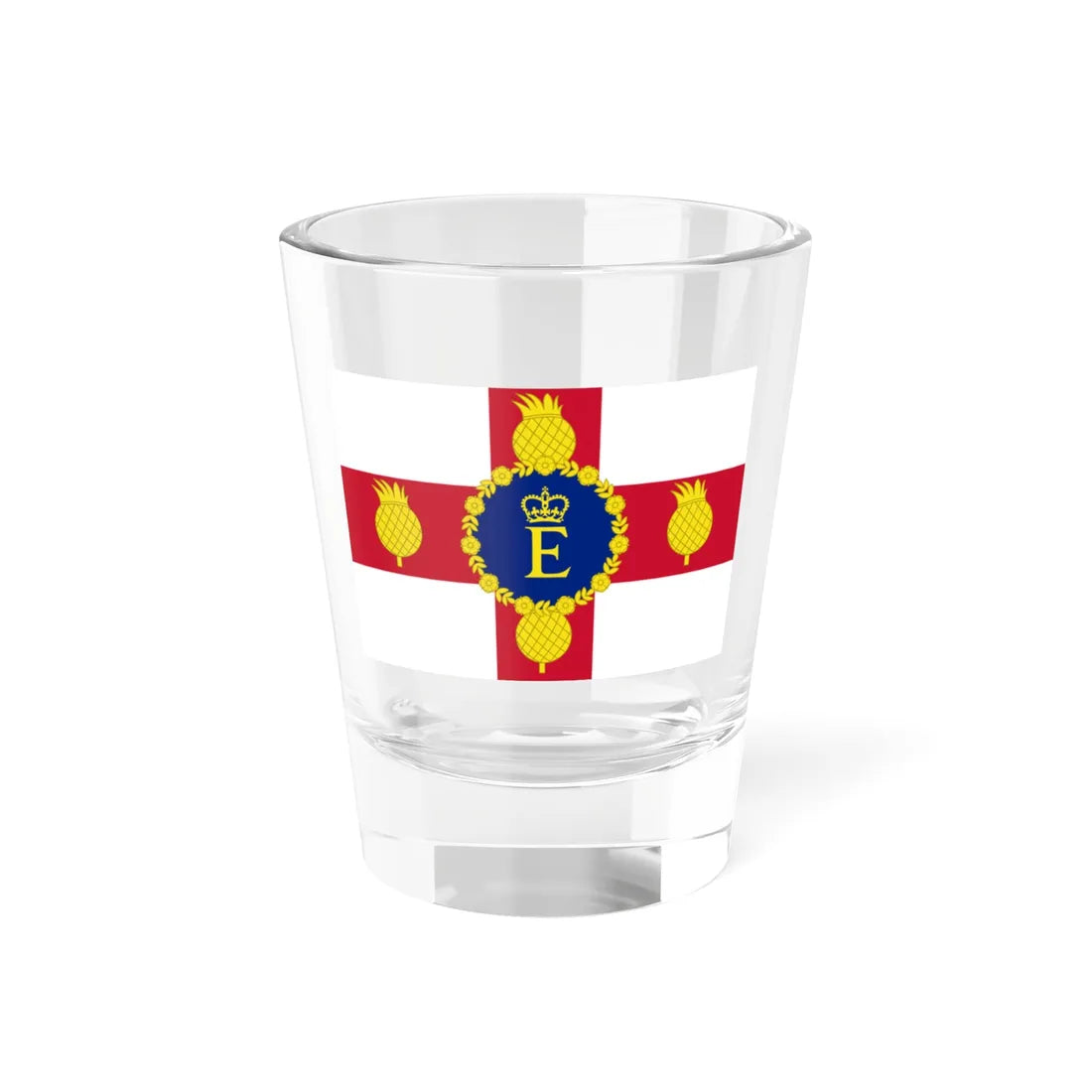 Royal Standard of Jamaica 1966-2022 (Jamaica) Shot Glass 1.5oz 1.5oz - Go Mug Yourself