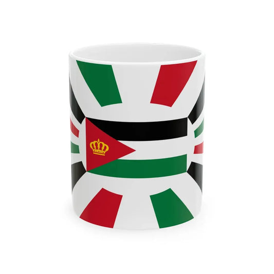 Royal standard of Jordan (Jordan) White Coffee Mug 11oz - Go Mug Yourself