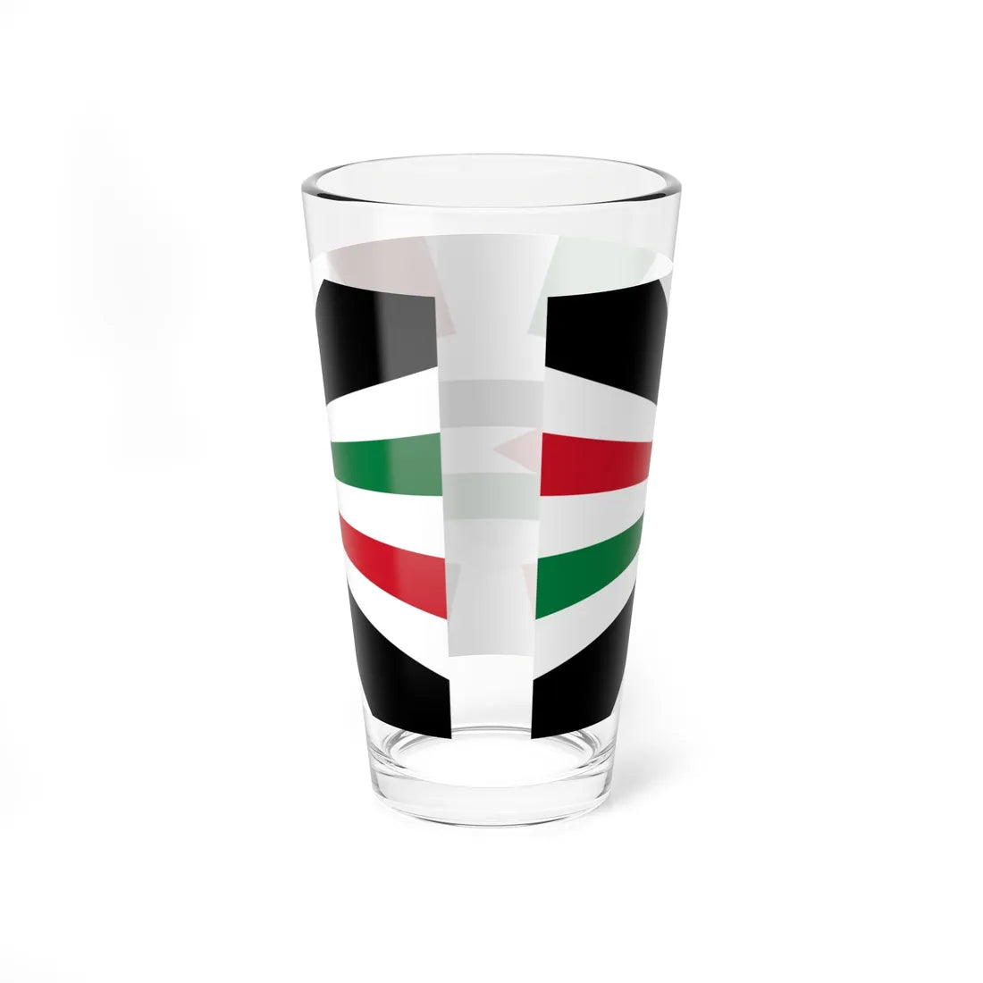 Royal Standard of Jordan white crown (Jordan) Pint Glass 16oz - Go Mug Yourself