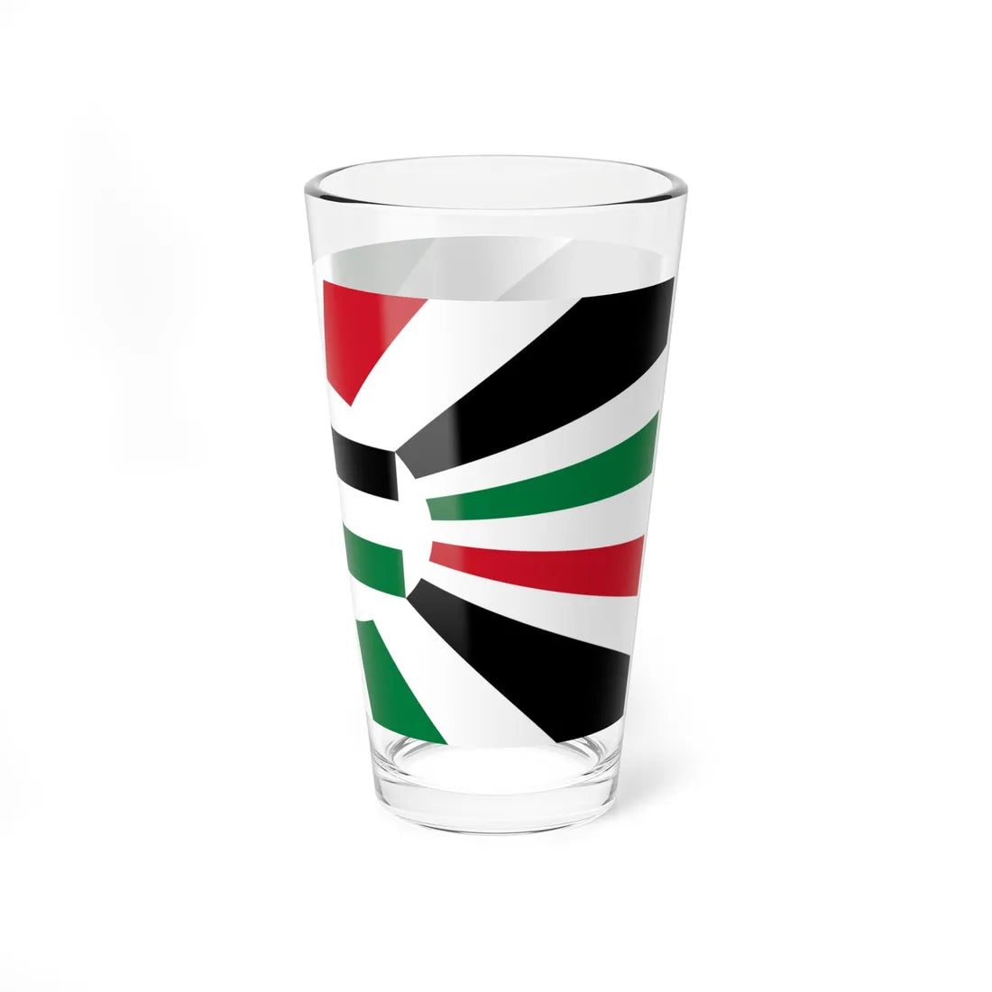 Royal Standard of Jordan white crown (Jordan) Pint Glass 16oz - Go Mug Yourself