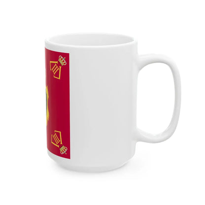 Royal Standard of King Leopold III of Belgium 1934-1951 (Belgium) White Coffee Mug - Go Mug Yourself